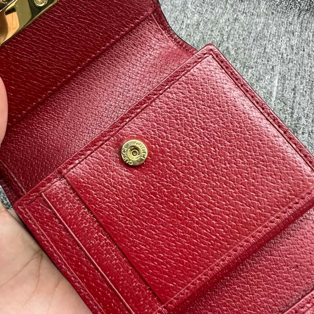100% Authentic Gucci Padlock Tian Wallet 165-101924 - Picture 11 of 14